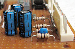Board safety resistors